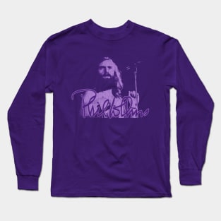 Phil Collins Singing Fan Art Purple Long Sleeve T-Shirt